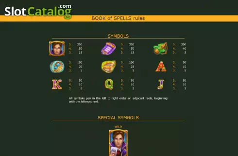 Скрин9. Book of Spells (Zillion Games) слот