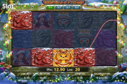Скрин4. Christmas Of Pyramid слот