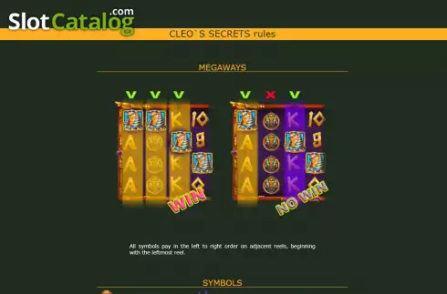 Скрин5. Cleos's Secrets слот