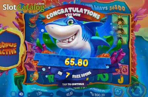 Скрин8. Shark's Bay слот
