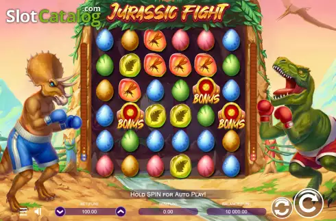 Скрин2. Jurassic Fight слот