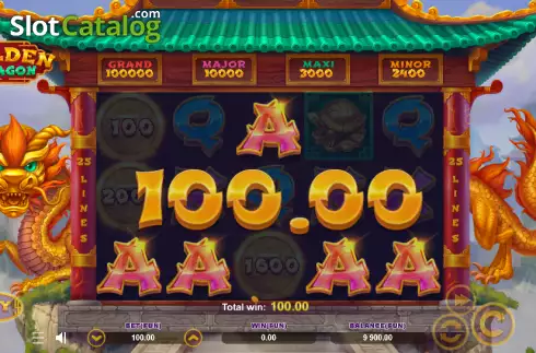Скрин3. Golden Dragon (Zillion Games) слот