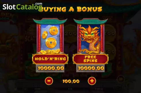 Скрин4. Golden Dragon (Zillion Games) слот
