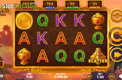 Скрин2. Aztec's Legend (Zillion Games) слот