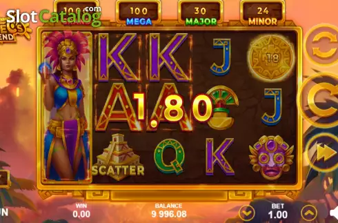 Скрин4. Aztec's Legend (Zillion Games) слот