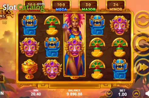 Скрин7. Aztec's Legend (Zillion Games) слот