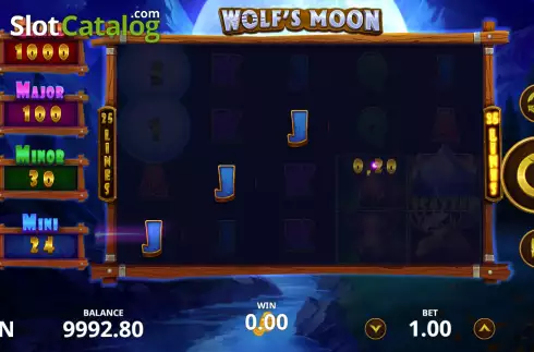 Скрин3. Wolf's Moon слот