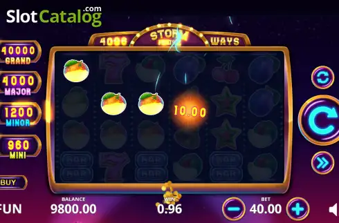 Скрин3. Storm Fruits 2 слот