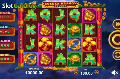 Скрин2. Golden Dragon Deluxe слот
