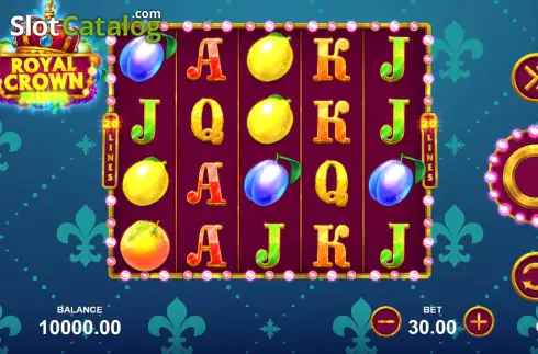 Скрин2. Royal Crown Fruits слот