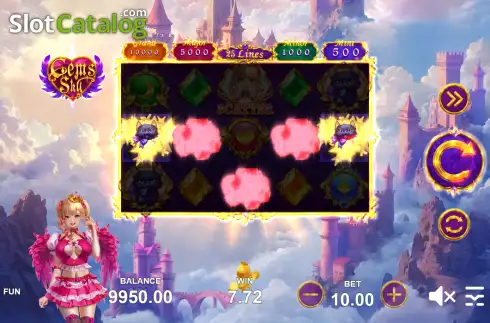 Скрин3. Gems Sky слот