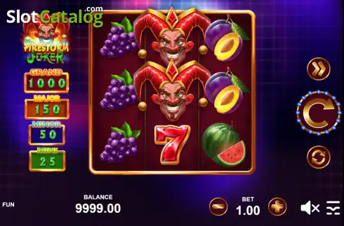 Скрин2. Firestorm Joker слот