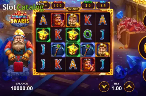 Скрин2. Dynamite Dwarfs слот