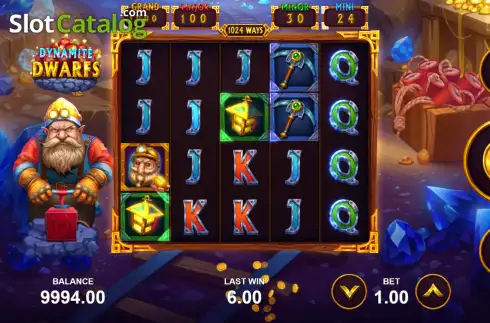 Скрин3. Dynamite Dwarfs слот