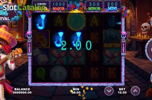 Скрин3. Skull Carnival слот