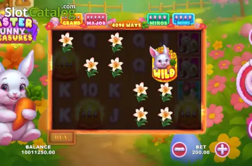 Скрин2. Easter Bunny Treasures слот