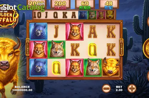 Скрин2. Book of the Golden Buffalo слот