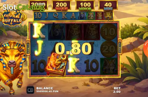 Скрин3. Book of the Egyptian Buffalo слот