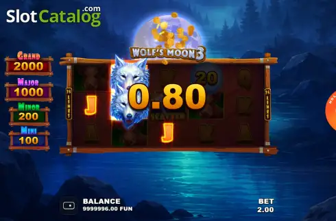 Скрин3. Wolf's Moon 3 слот