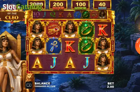 Скрин2. Book of the Cleo слот