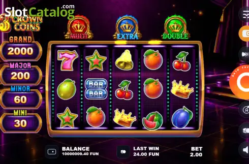 Скрин2. 3 Crown Coins слот
