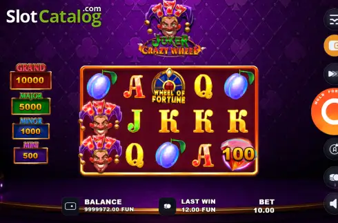 Скрин2. Joker Crazy Wheel слот