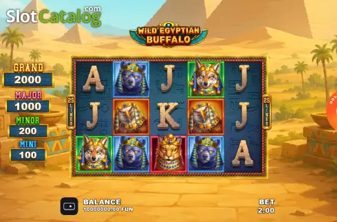 Скрин2. Wild Egyptian Buffalo слот