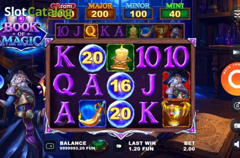 Скрин2. Book of Magic (Zillion Games) слот