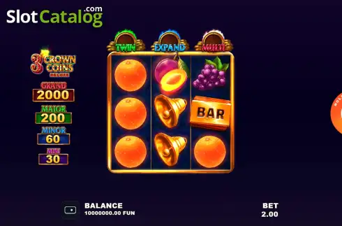 Скрин2. 3 Crown Coins Deluxe слот