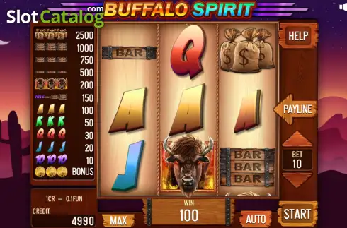 Скрин3. Buffalo Spirit (3x3) слот