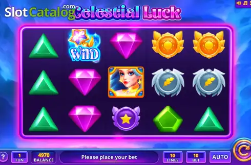 Скрин2. Celestial Luck слот