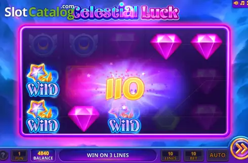 Скрин3. Celestial Luck слот