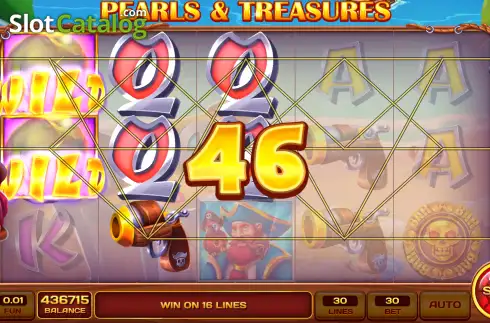 Скрин3. Pearls & Treasures слот