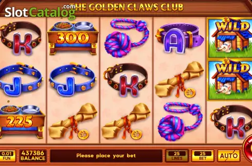 Скрин2. The Golden Claws Club слот