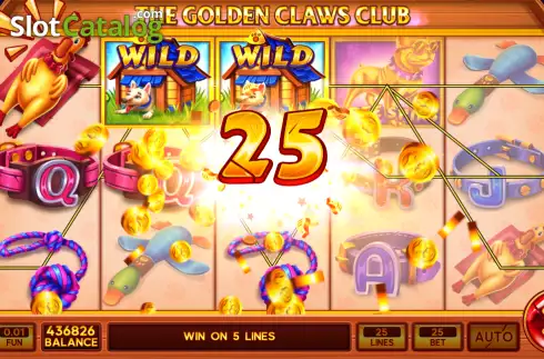 Скрин3. The Golden Claws Club слот