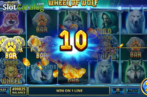 Скрин3. Wheel Of Wolf слот