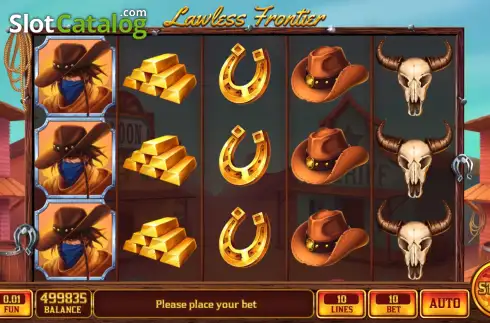 Скрин2. Lawless Frontier слот
