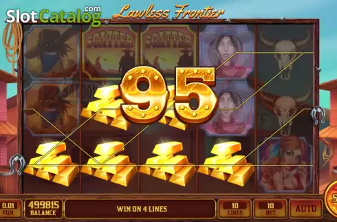 Скрин3. Lawless Frontier слот