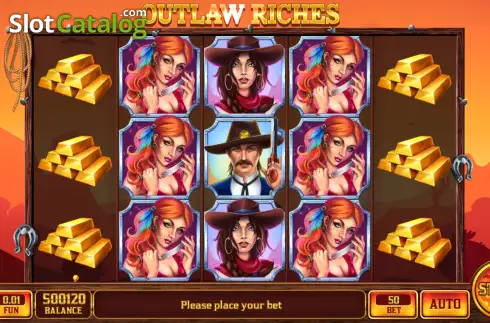 Скрин2. Outlaw Riches слот