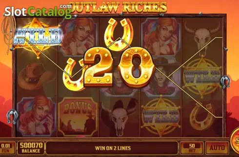 Скрин3. Outlaw Riches слот