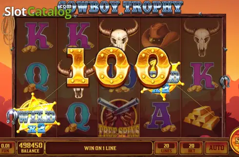 Скрин3. Cowboy Trophy слот