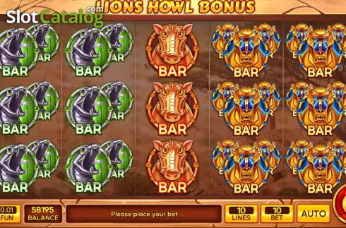 Скрин2. Lions Howl Bonus слот