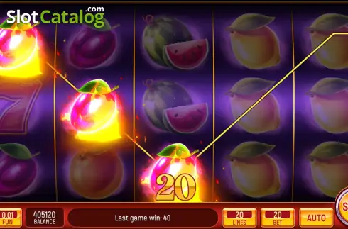 Скрин3. Fruits and Sevens (ABXplay) слот