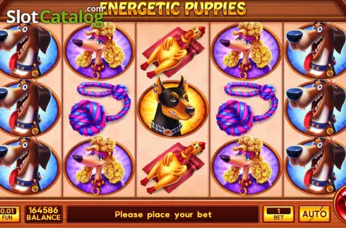 Скрин2. Energetic Puppies слот