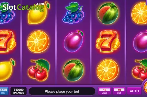Скрин2. Molten Fruits слот