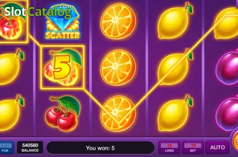 Скрин3. Molten Fruits слот