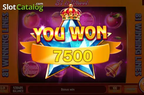 Скрин3. 81 & Wheel слот