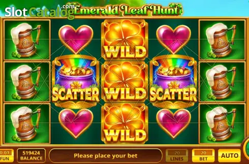 Скрин2. Emerald Leaf Hunt слот