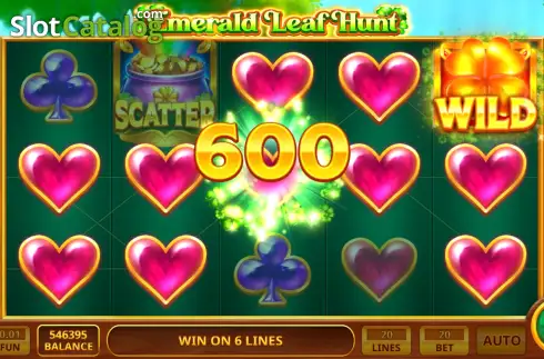 Скрин3. Emerald Leaf Hunt слот
