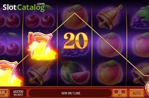 Скрин3. Flaming Crown слот